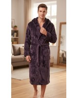 UNISEX chalatas PLUM