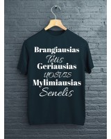 Marškinėliai TĖČIUI, SENELIUI, UOŠVIUI