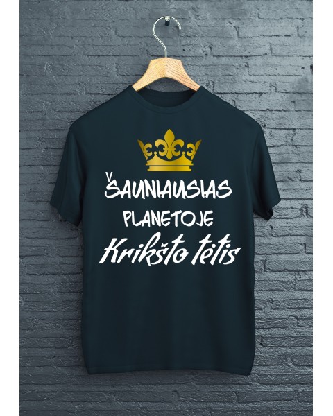 Marškinėliai ŠAUNIAUSIAS KRIKŠTO TĖTIS