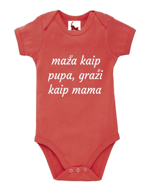 Smėlinukas MAŽA KAIP PUPA, GRAŽI KAIP MAMA