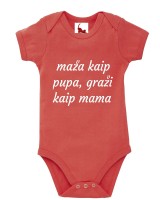 Smėlinukas MAŽA KAIP PUPA, GRAŽI KAIP MAMA