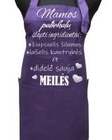 Prijuostė su meile gaminančiai Mamai