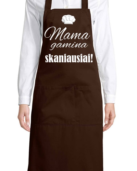 Prijuostė Mama gamina skaniausiai