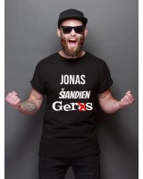 Marškinėliai JONAS ŠIANDIEN GERAS