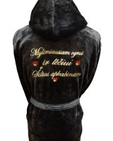 Chalatas MYLIMIAUSIAM VYRUI IR TĖČIUI
