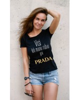 Marškinėliai VISI KITI MANO RŪBAI YRA PRADA