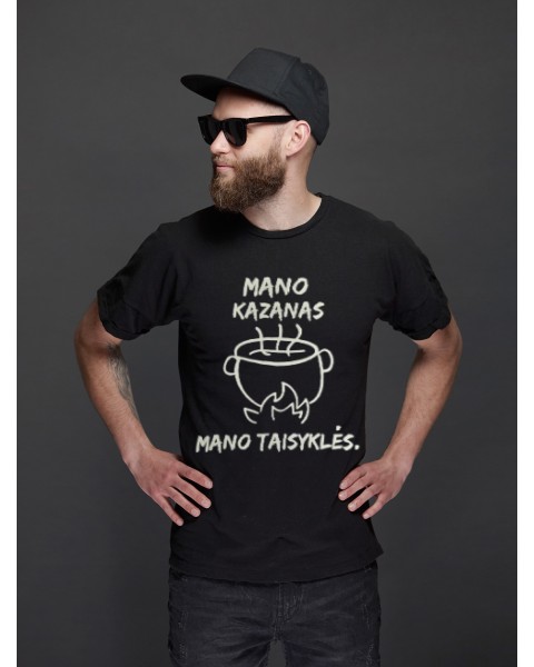 Marškinėliai MANO KAZANAS, MANO TAISYKLĖS